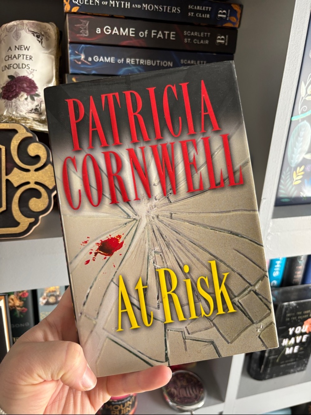 🖤 At Risk by Patricia Cornwell (Hardcover)